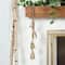 29" Metal Handmade Decorative Cow Bell with Jute Hanging Rope